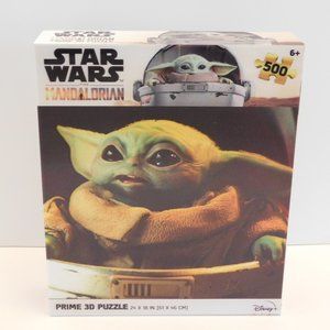 Star Wars Grogu 3D 500 Piece Puzzle - The Mandalorian